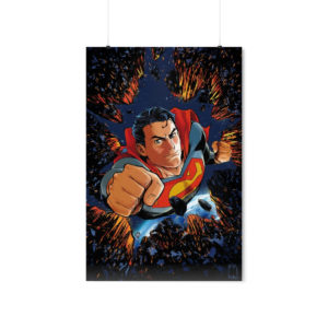 Superman Fanart Premium Matte Vertical Posters